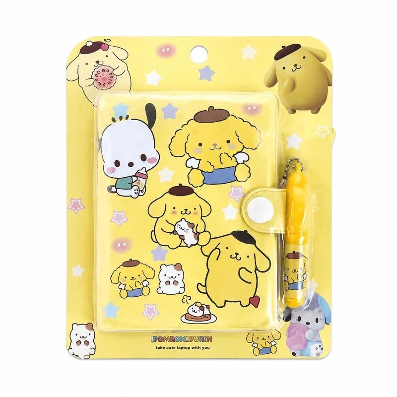 Cute Cartoon Mini Diary Notebook with Pen Set