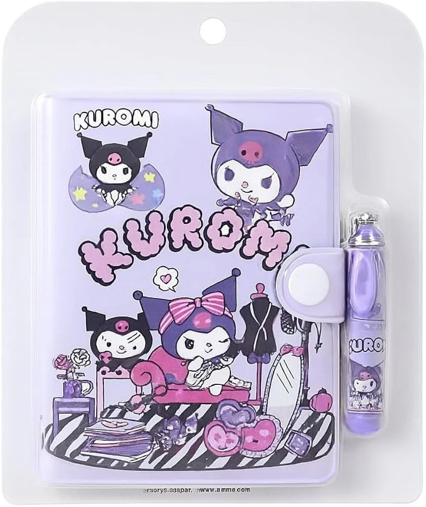 Cute Cartoon Mini Diary Notebook with Pen Set