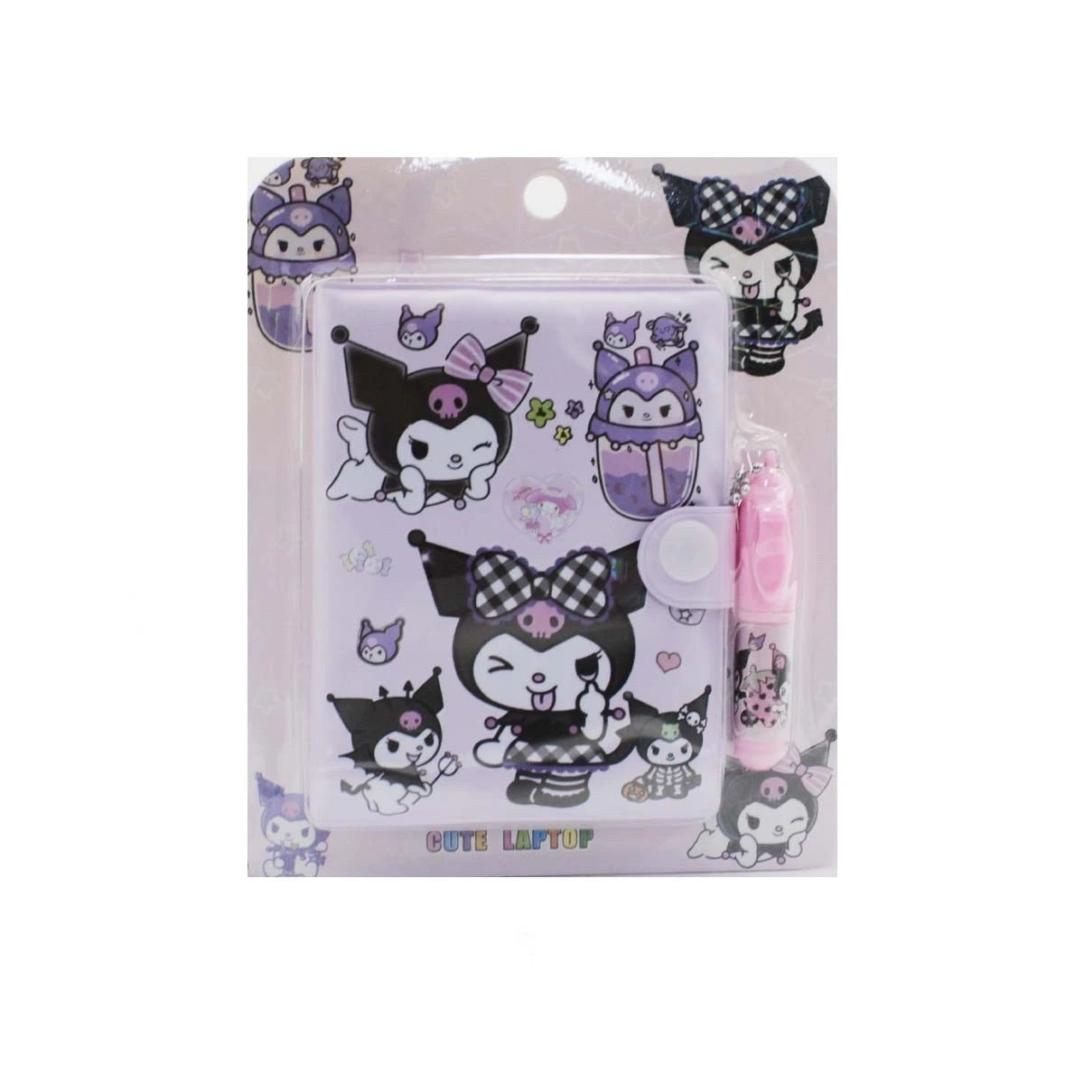 Cute Cartoon Mini Diary Notebook with Pen Set