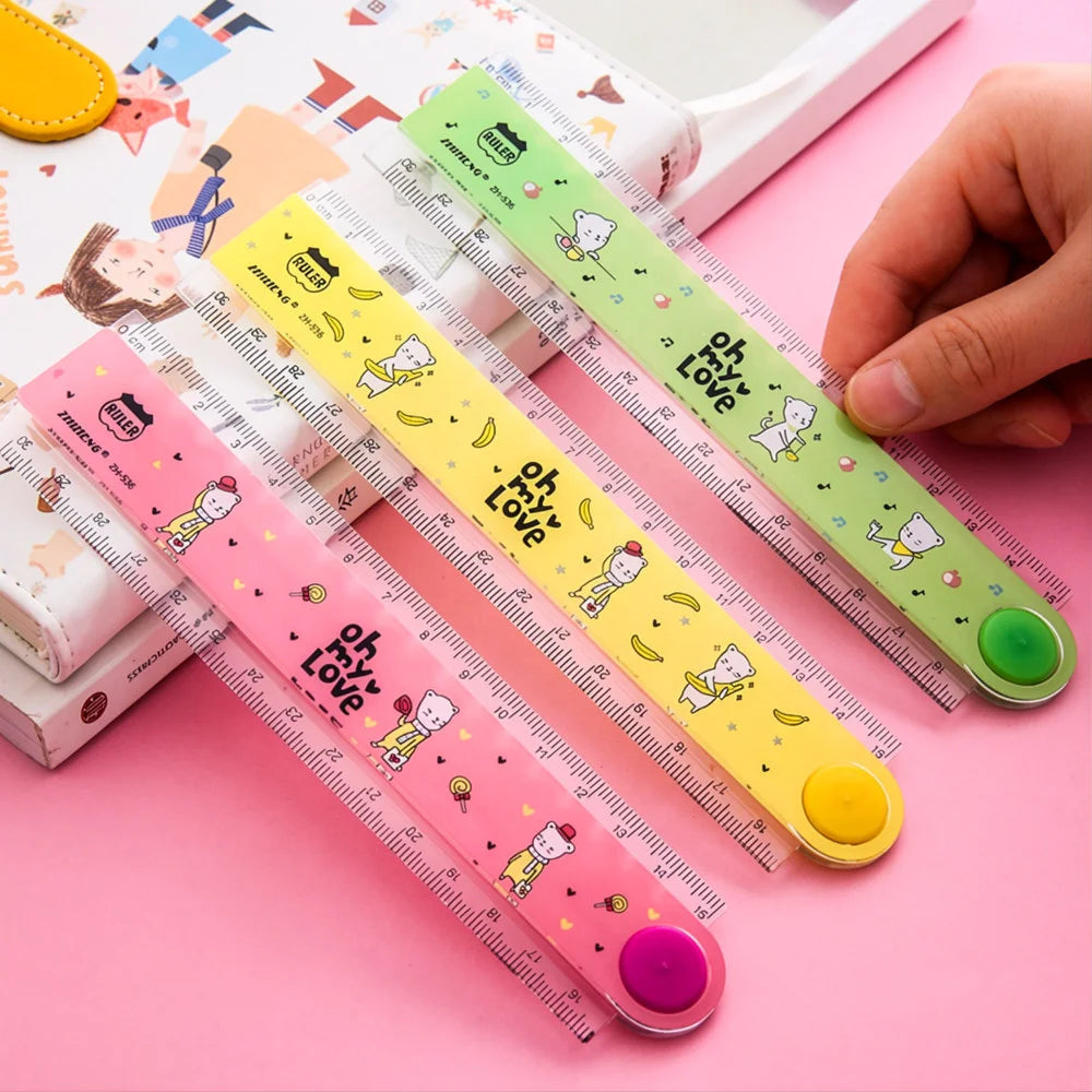 Unique Design 30cm Plastic Folding Ruler