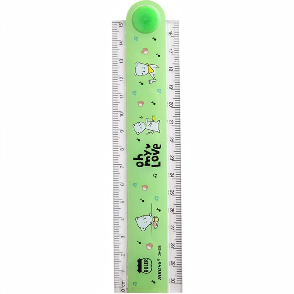 Unique Design 30cm Plastic Folding Ruler