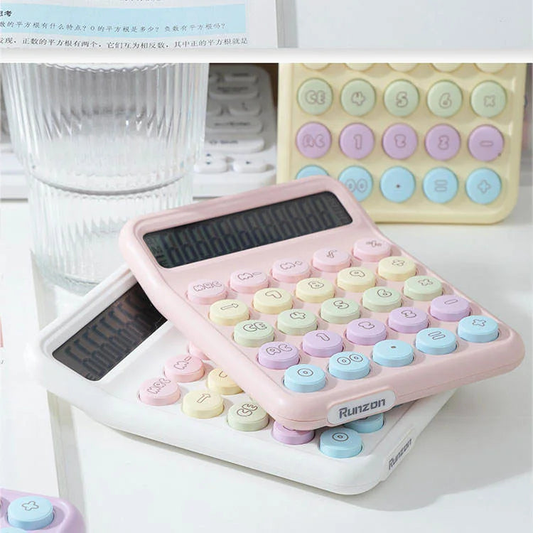 Colorful Pastel Desk Calculator