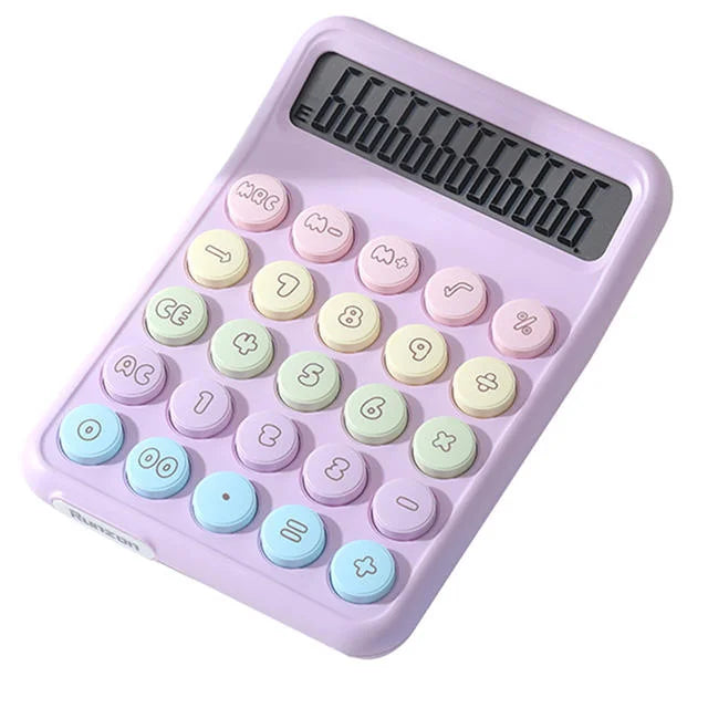 Colorful Pastel Desk Calculator