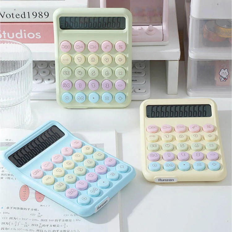 Colorful Pastel Desk Calculator