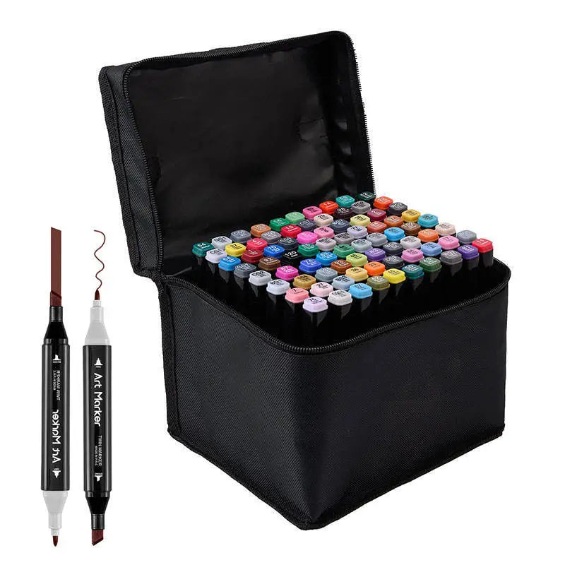 24 Colors Dual Tip Art Marker Set – Double Head
