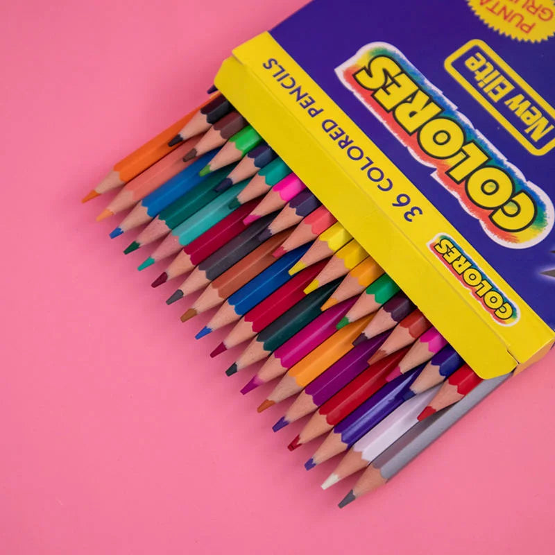 New Elite Colores - 12/24/36 Colour Pencils Set