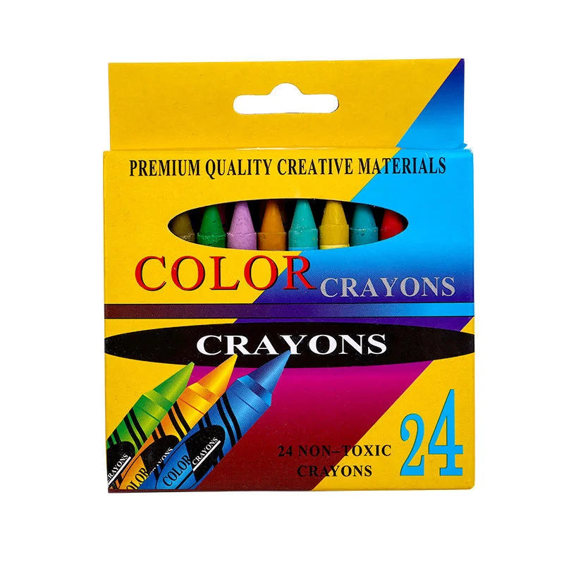 24 Colour Crayon Set