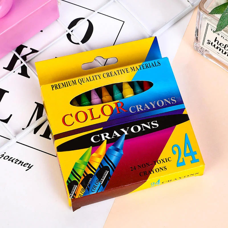 24 Colour Crayon Set