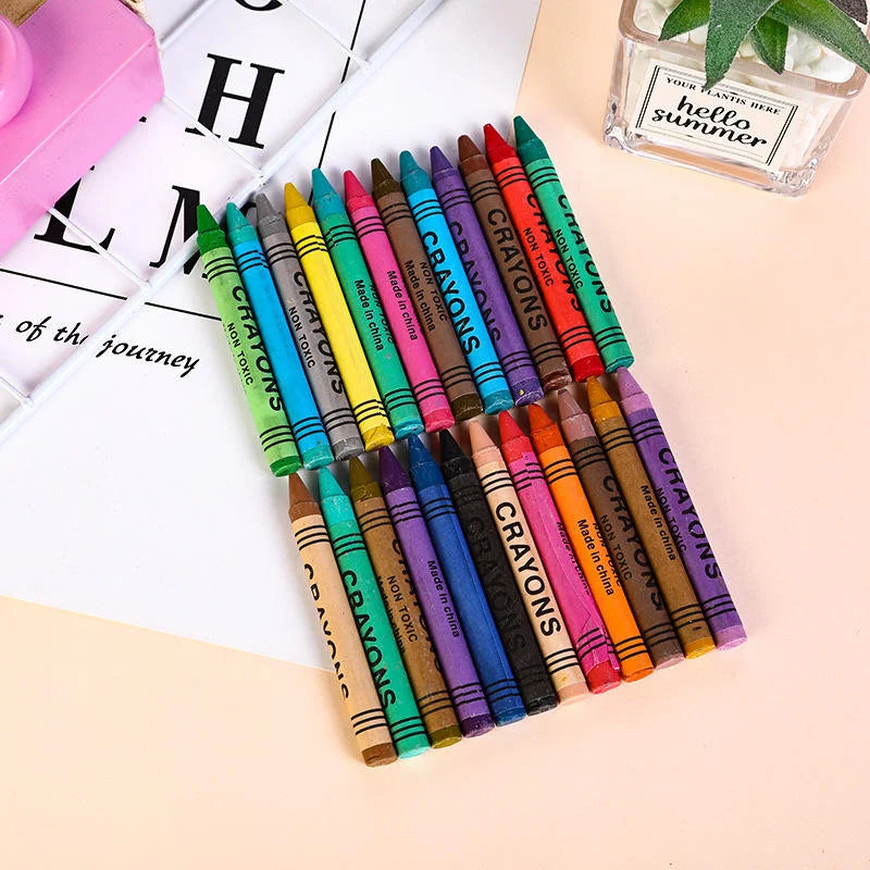 24 Colour Crayon Set