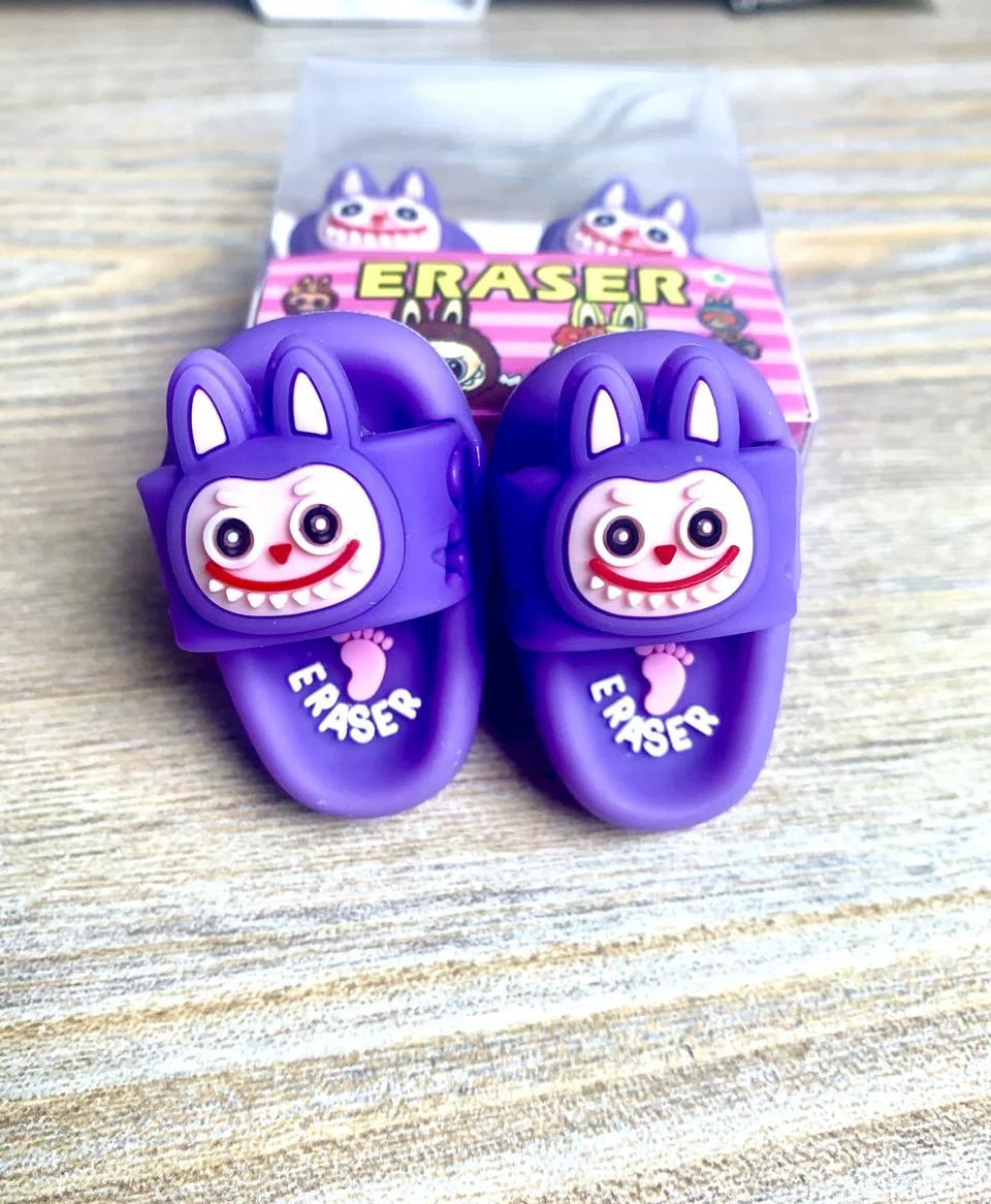 Cute Slipper-Shaped Mini Eraser
