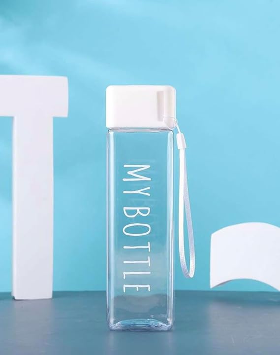 Casual Creative Simple Square Water Bottle Leak-Proof